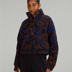 Lululemon Scuba Oversized Fleece Funnel Neck *Jacquard